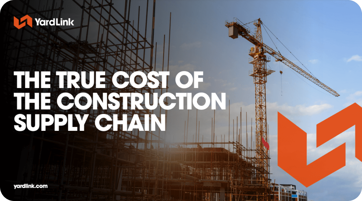Front cover of the true cost of the construction supply chain research