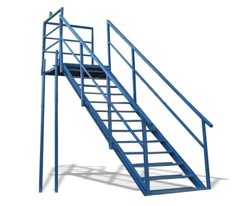 Staircase for Stacked Welfare Units